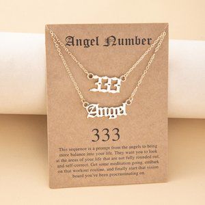 Angel Number Necklace- 333